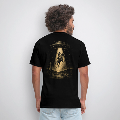 Modelo Skeleton Cowboy vs Aliens Shirt - black