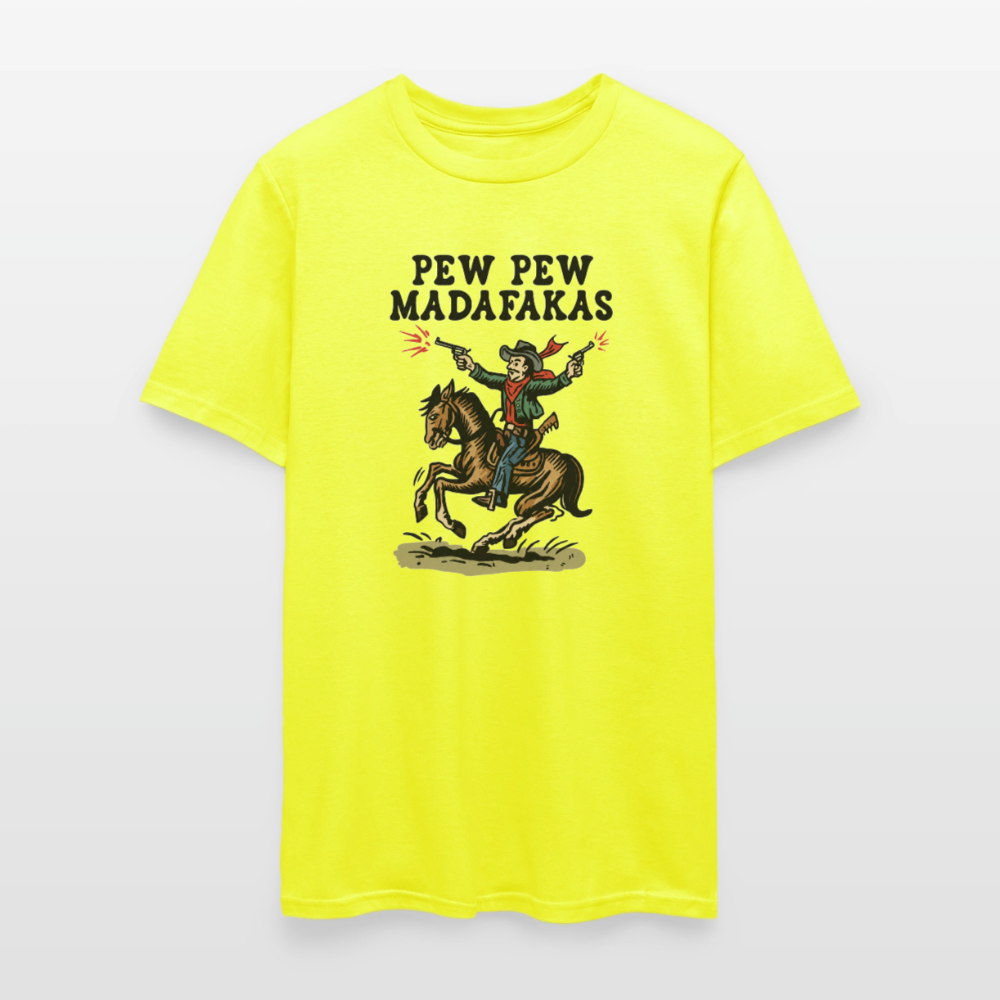 Pew Pew Shirt - safety green