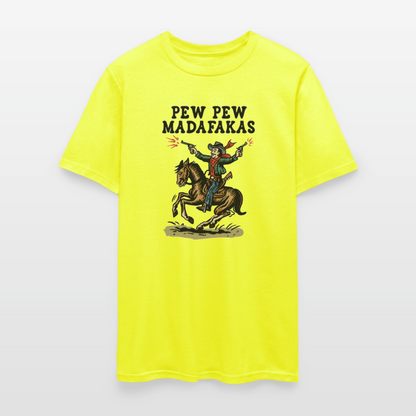 Pew Pew Shirt - safety green