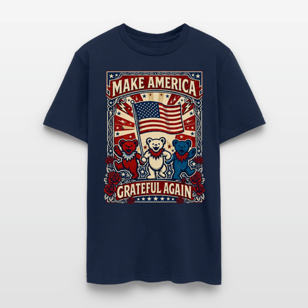 Make America Grateful Again Tee - navy