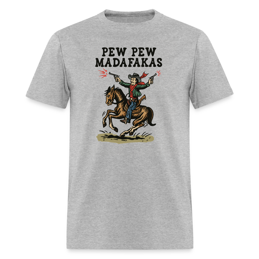 Pew Pew Shirt - heather gray