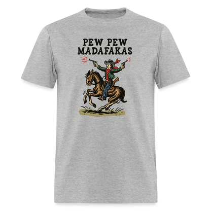 Pew Pew Shirt - heather gray