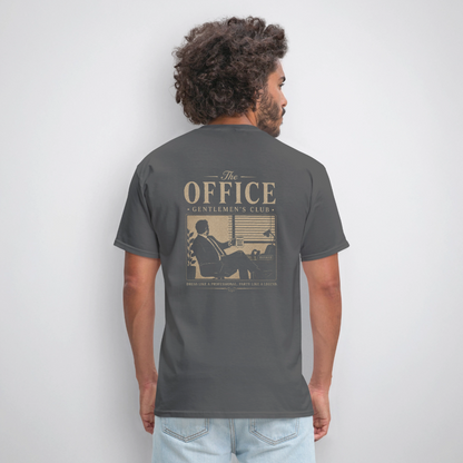 "The Office" Gentlemen's Club Tee - charcoal