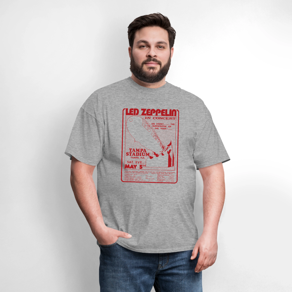 Zeppelin Tampa Stadium Shirt - heather gray