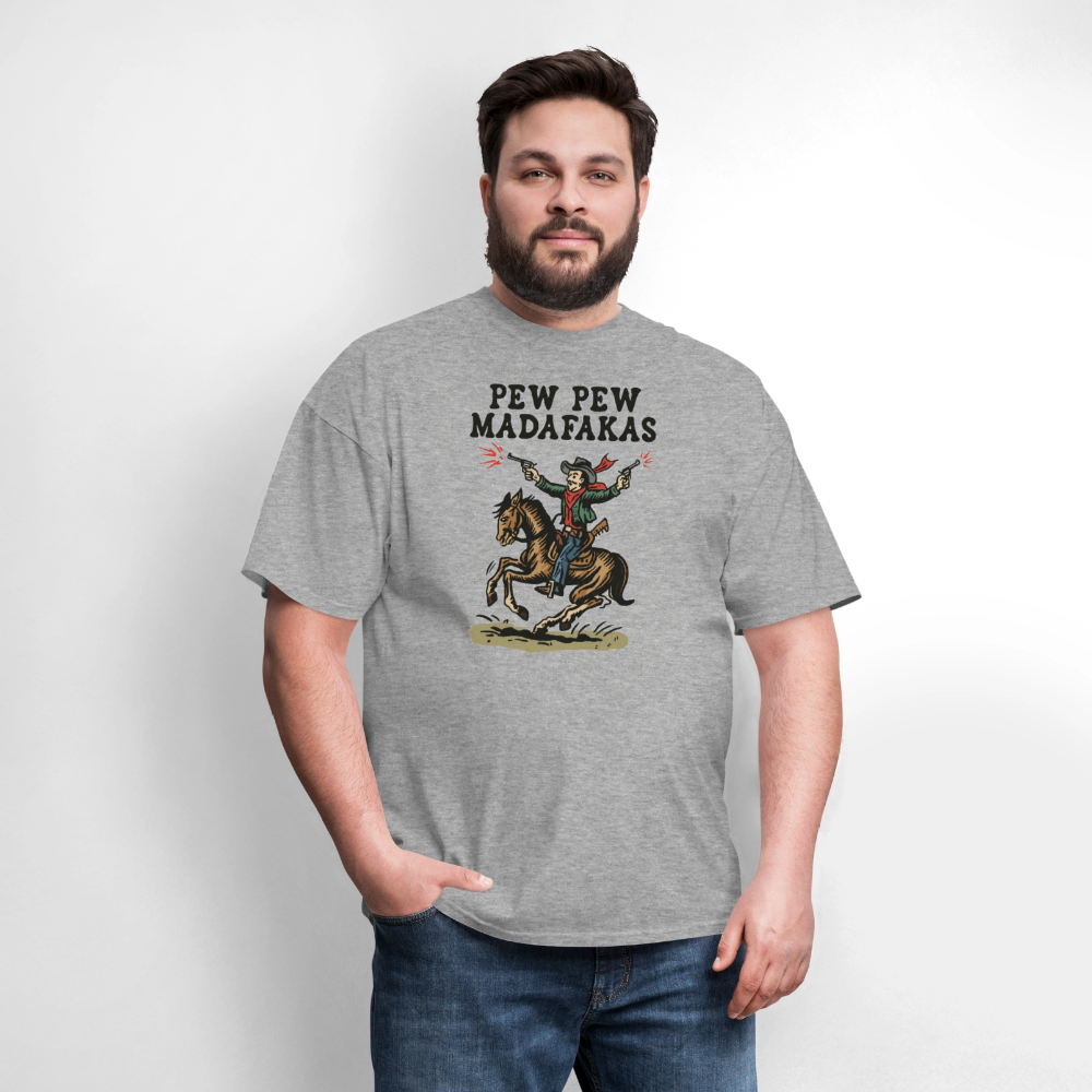 Pew Pew Shirt - heather gray