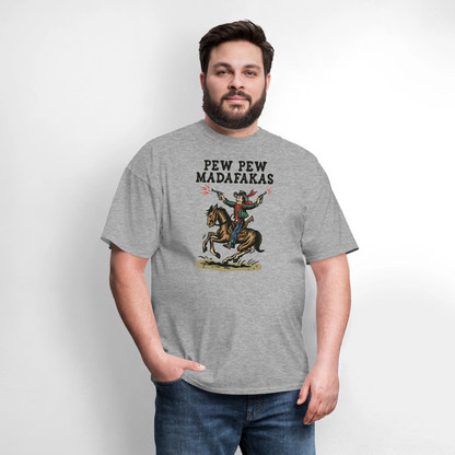 Pew Pew Shirt - heather gray