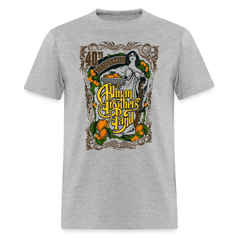 Allman Brothers 40th Shirt - heather gray