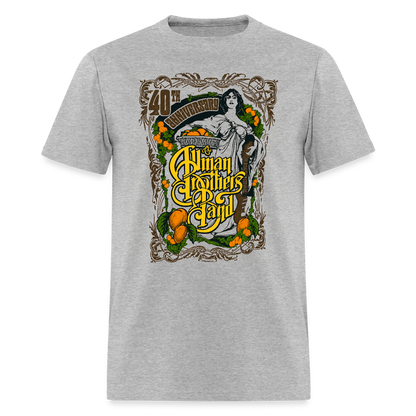 Allman Brothers 40th Shirt - heather gray