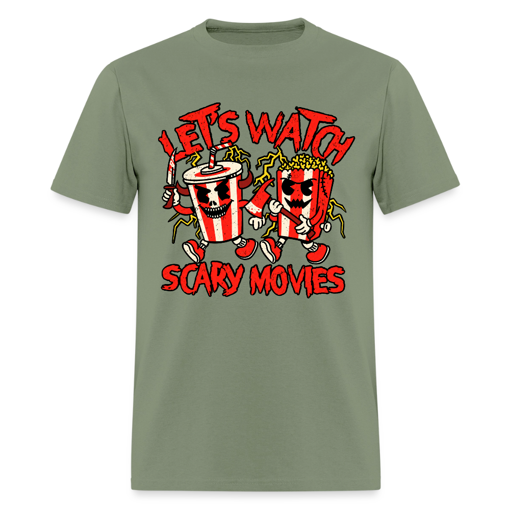 Scary Movies Shirt - military green