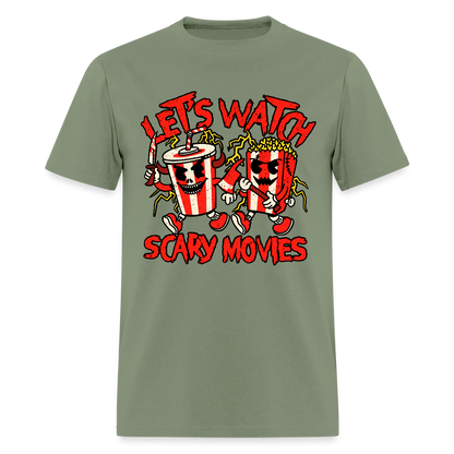 Scary Movies Shirt - military green
