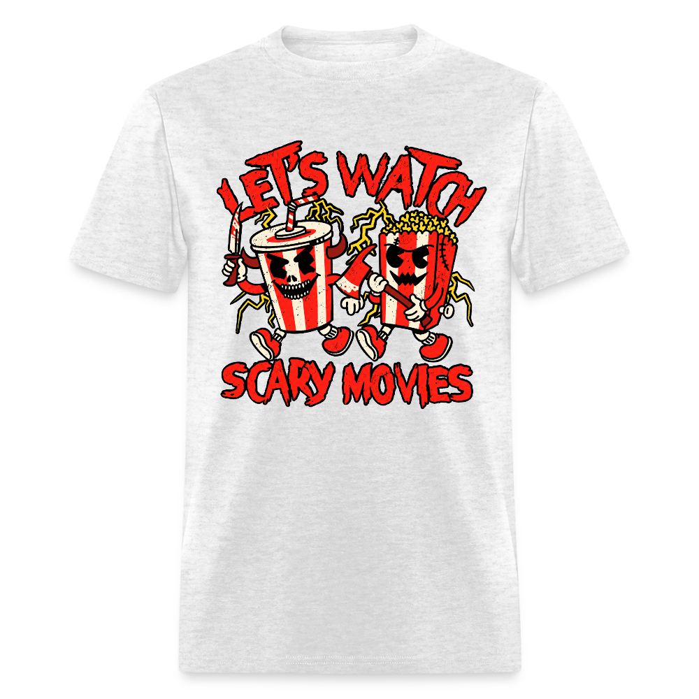 Scary Movies Shirt - light heather gray