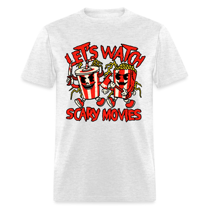 Scary Movies Shirt - light heather gray