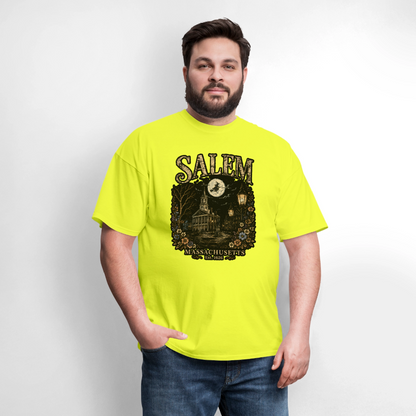 Salem Mass. Shirt - safety green