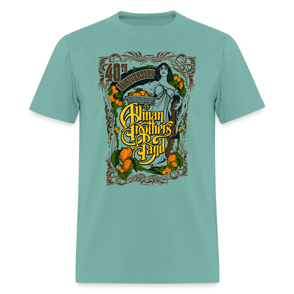 Allman Brothers 40th Shirt - aquatic