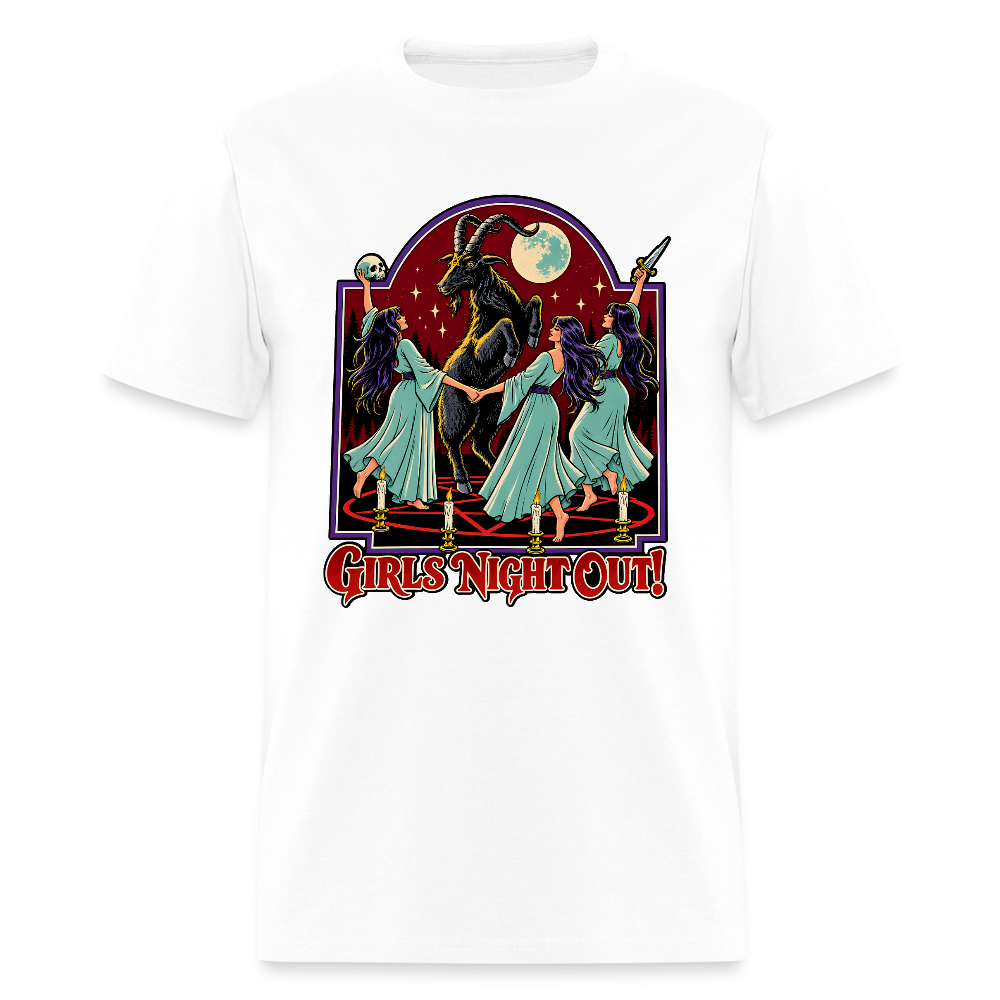 Girl's Night Out Shirt - white