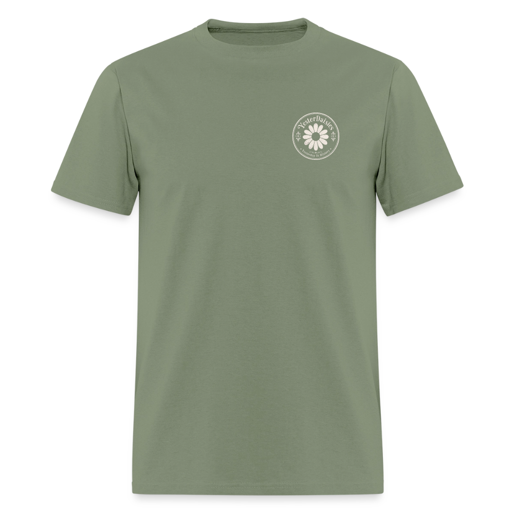 Oopsie Daisies Shirt - military green