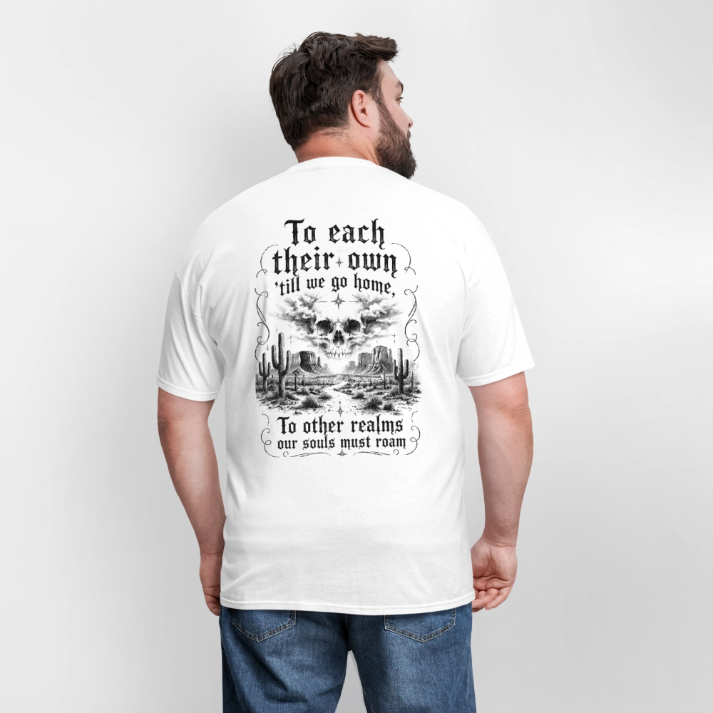 Turtles All the Way Down Tee - white
