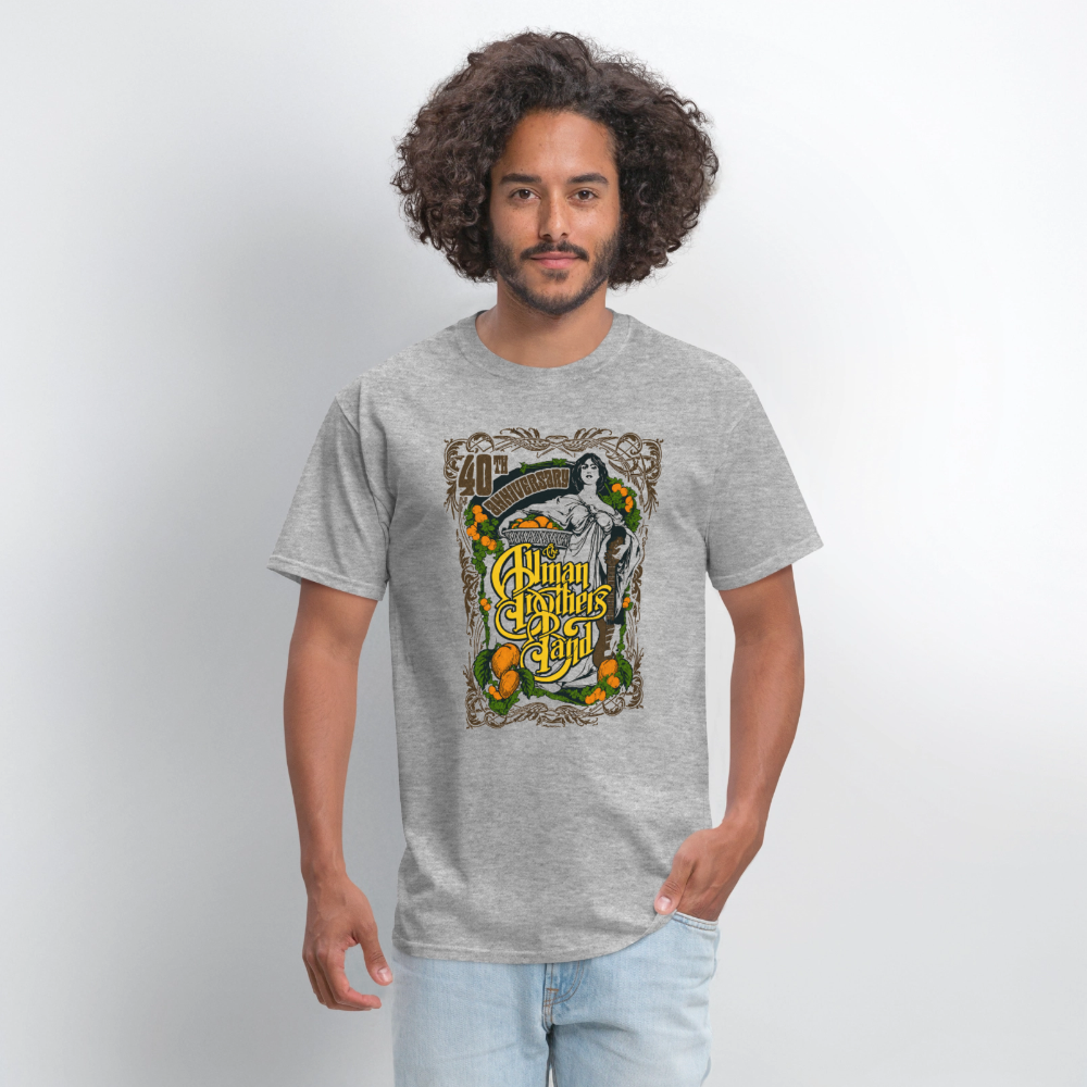 Allman Brothers 40th Shirt - heather gray