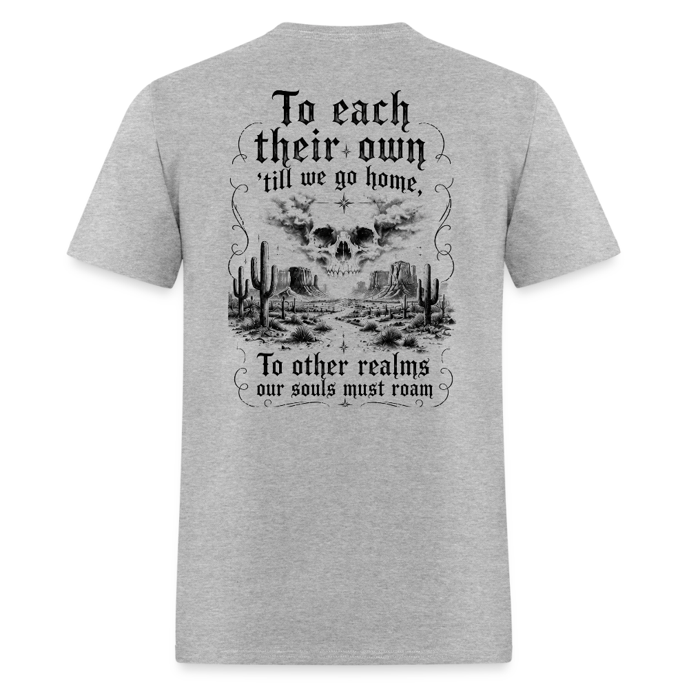 Turtles All the Way Down Tee - heather gray