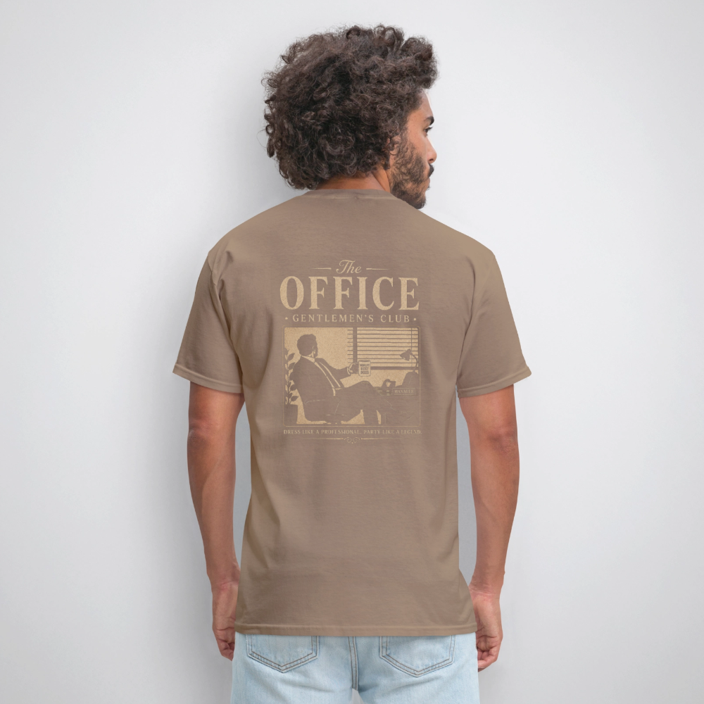 "The Office" Gentlemen's Club Tee - safari