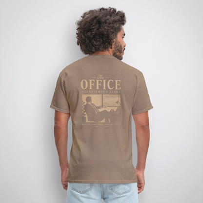 "The Office" Gentlemen's Club Tee - safari