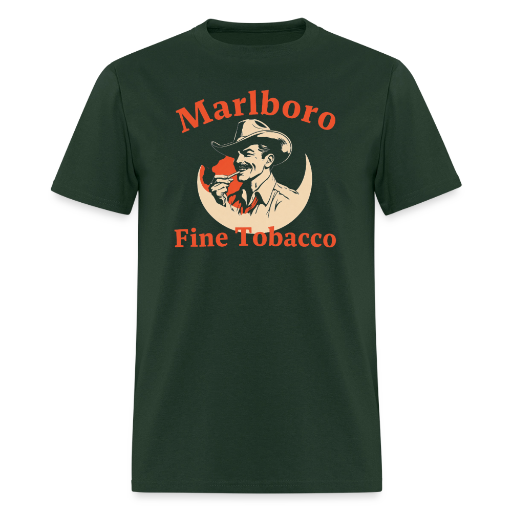 Marlboro Man in the Moon Shirt - forest green