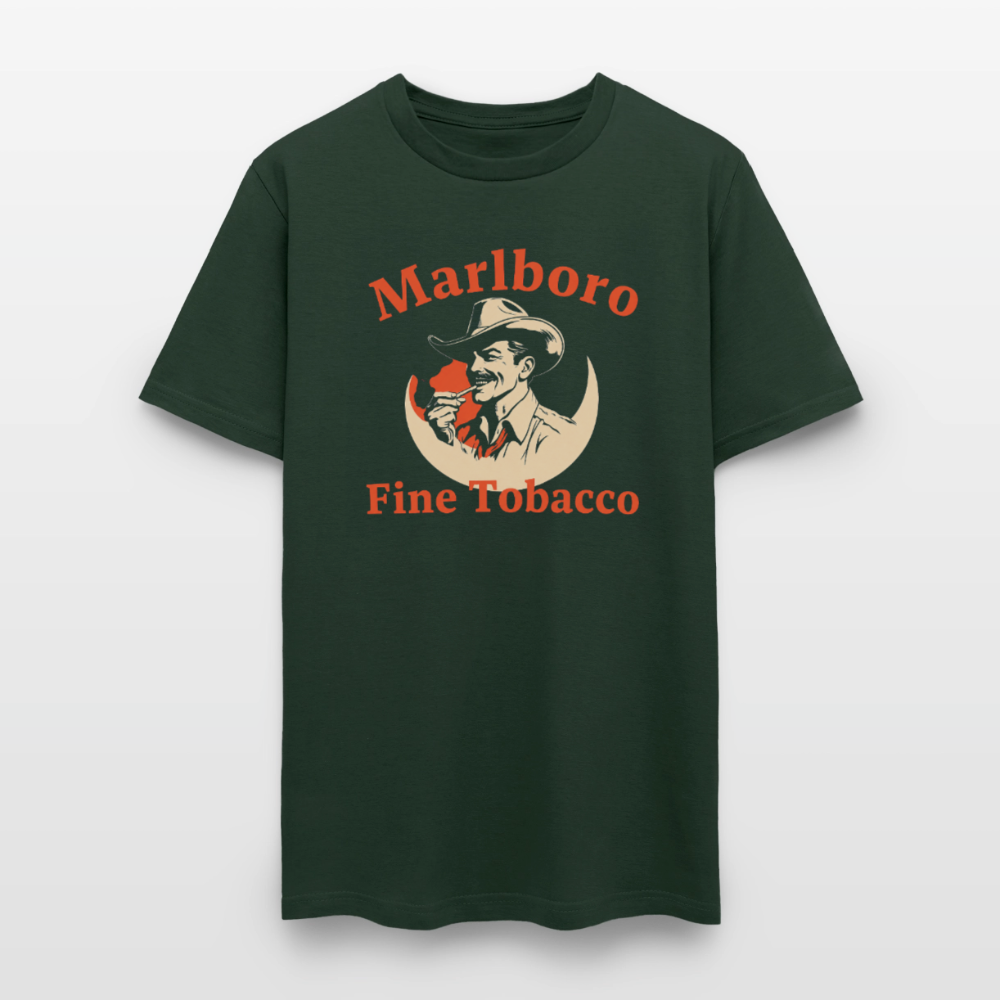 Marlboro Man in the Moon Shirt - forest green
