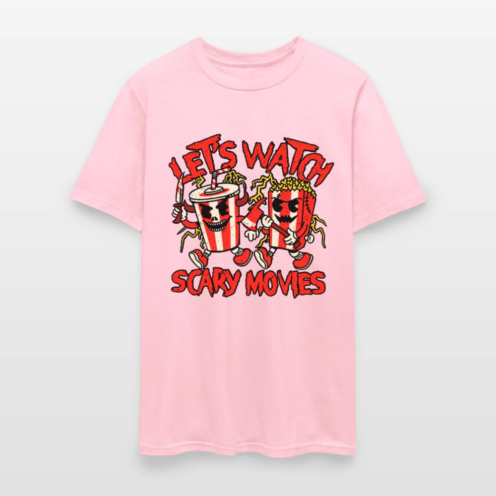 Scary Movies Shirt - pink