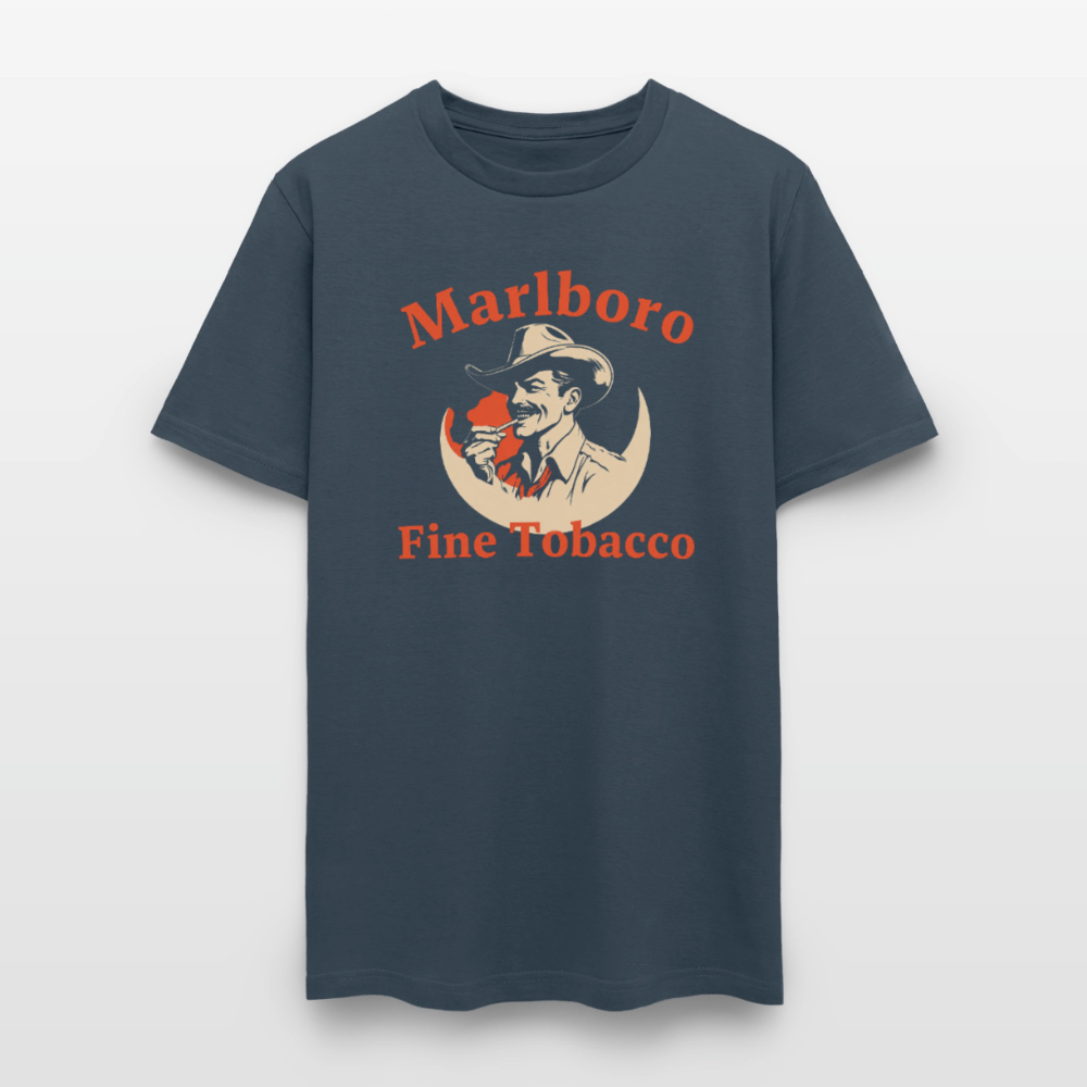 Marlboro Man in the Moon Shirt -  blue dusk
