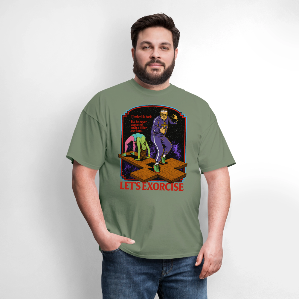 Exorcise the Demons Shirt - military green
