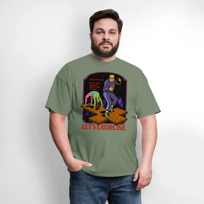 Exorcise the Demons Shirt - military green
