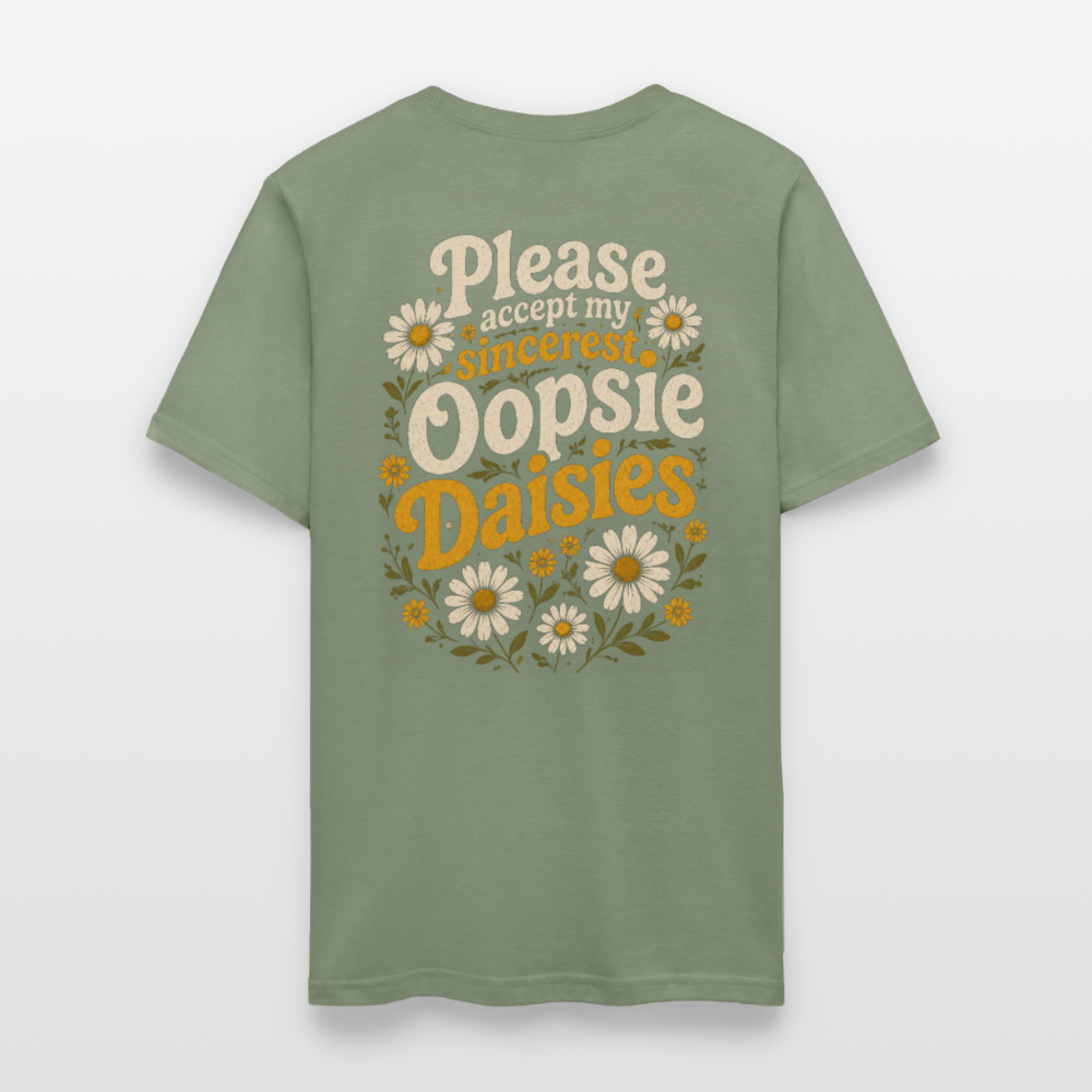 Oopsie Daisies Shirt - military green