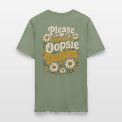 Oopsie Daisies Shirt - military green