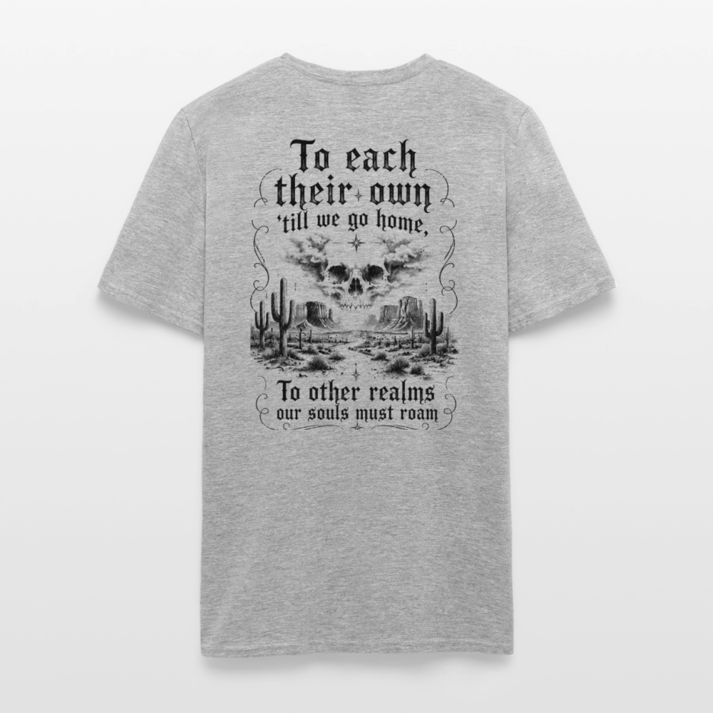 Turtles All the Way Down Tee - heather gray