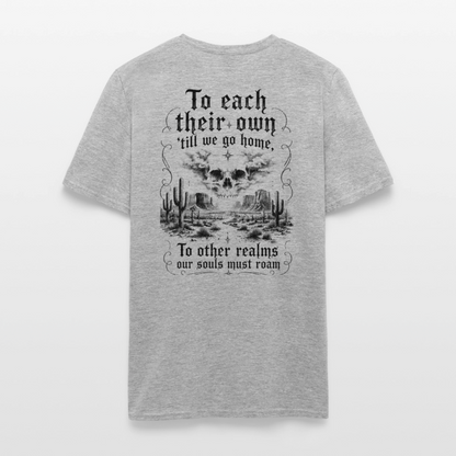 Turtles All the Way Down Tee - heather gray