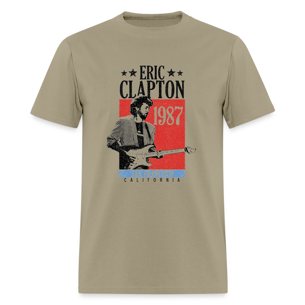 Clapton 1987 Tour Shirt - khaki