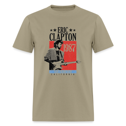 Clapton 1987 Tour Shirt - khaki