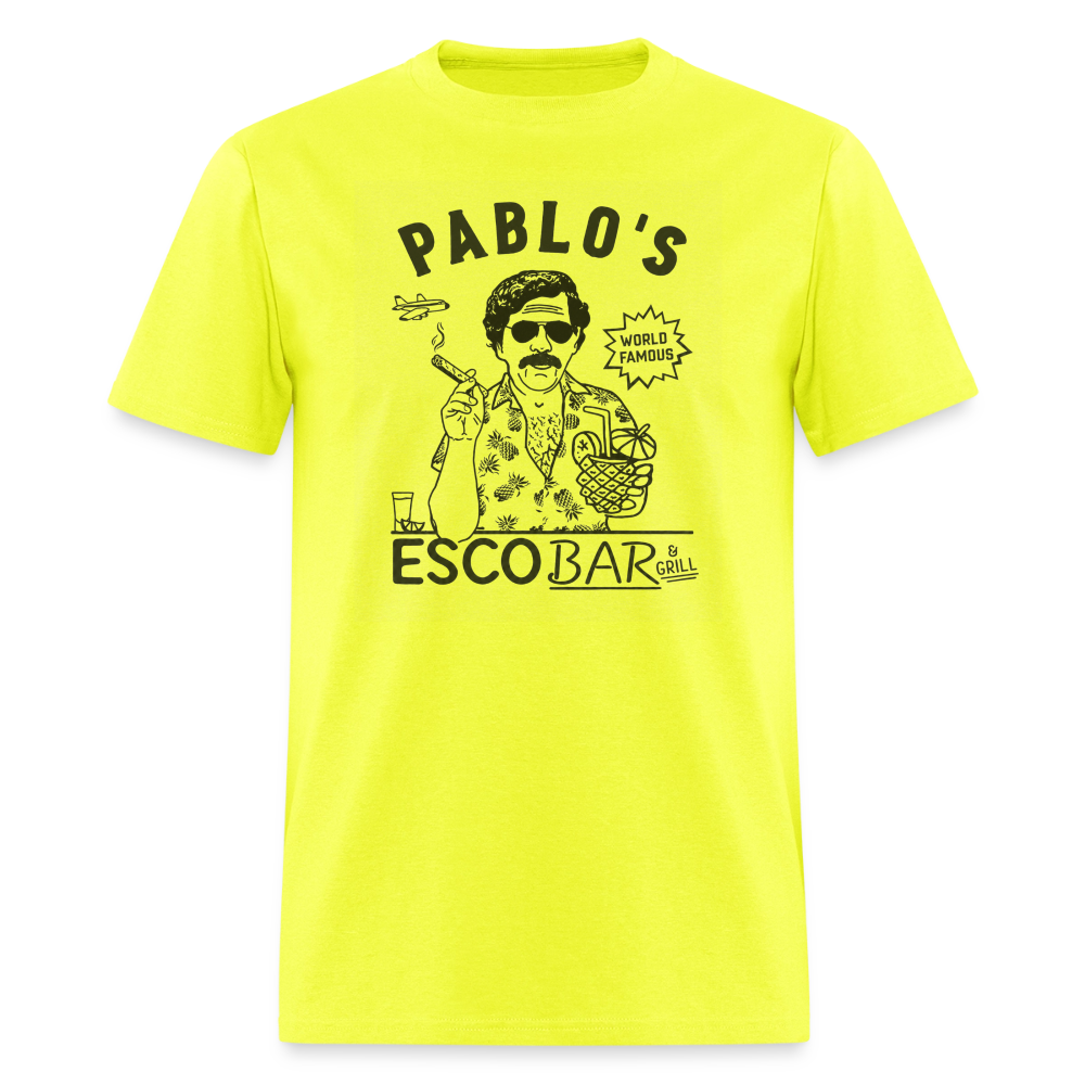 Pablo's EscoBar and Grill Shirt - safety green