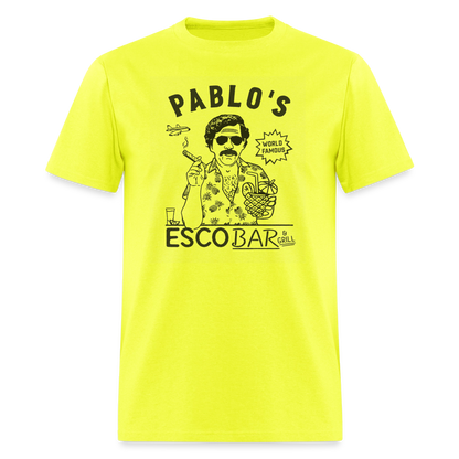 Pablo's EscoBar and Grill Shirt - safety green