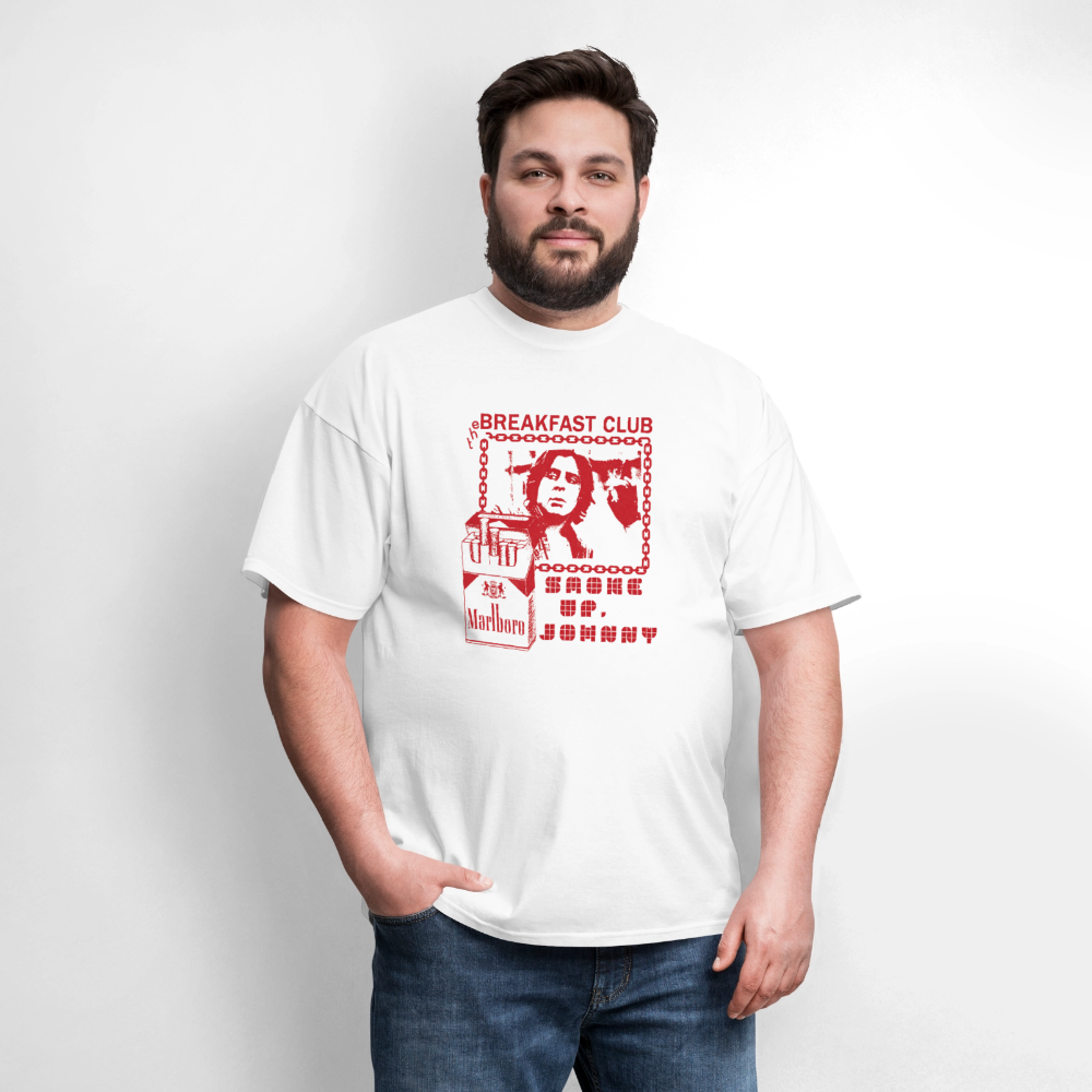 "Smoke Up Johnny" Shirt - white