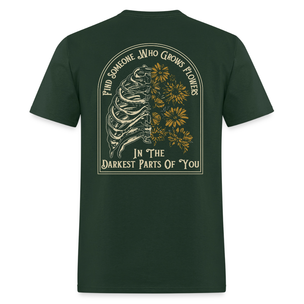 Flowers In The Dark™ Tee - forest green