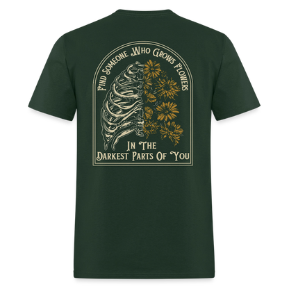 Flowers In The Dark™ Tee - forest green