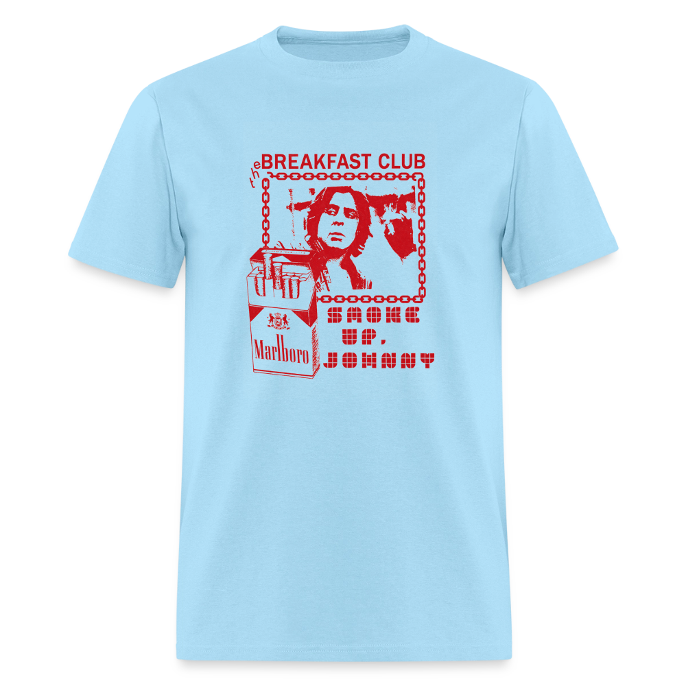 "Smoke Up Johnny" Shirt - powder blue