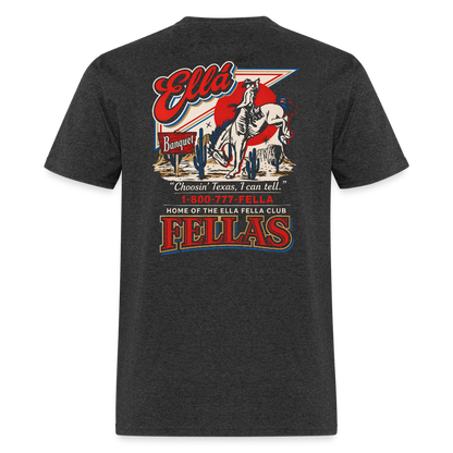 Ella Fellas Shirt - heather black