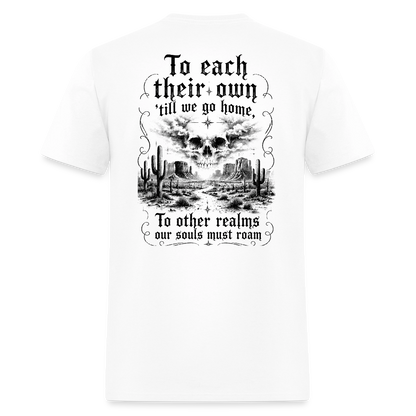Turtles All the Way Down Tee - white