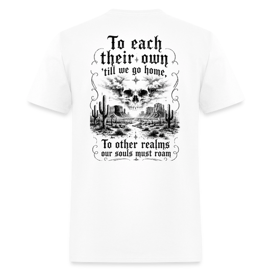 Turtles All the Way Down Tee - white