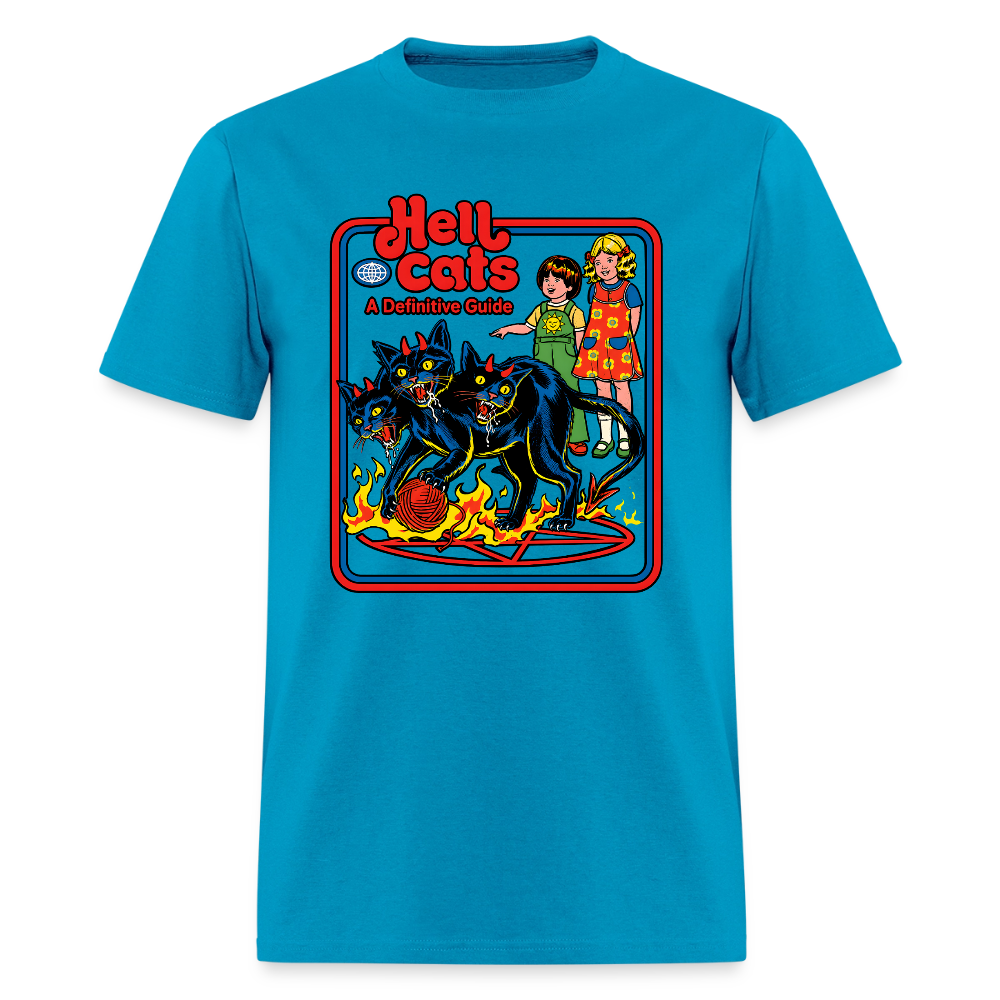 Hell Cats Shirt - turquoise