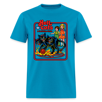 Hell Cats Shirt - turquoise