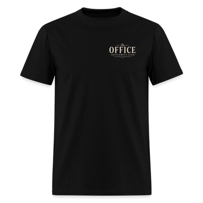 "The Office" Gentlemen's Club Tee - black