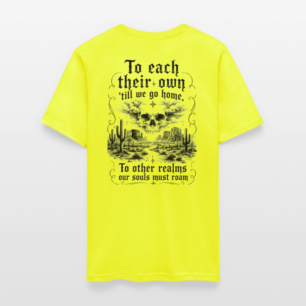 Turtles All the Way Down Tee - safety green